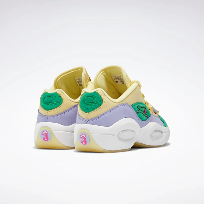 Basketbalove Tenisky Reebok BBC Question Low Panske Yellow/White | IEPGAW178