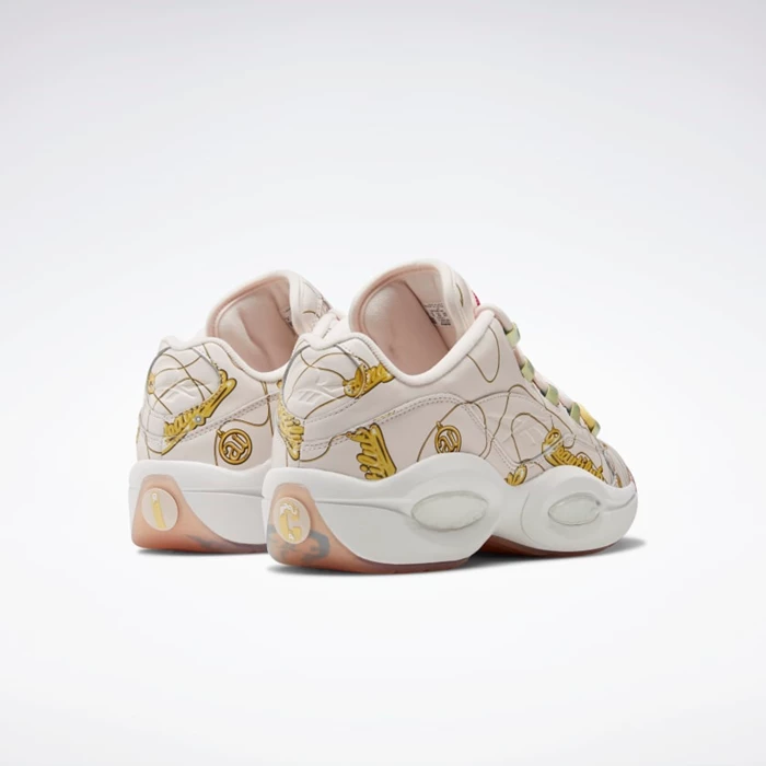 Basketbalove Tenisky Reebok BBC Question Low Panske Pink/White/Yellow | XQOVDF807