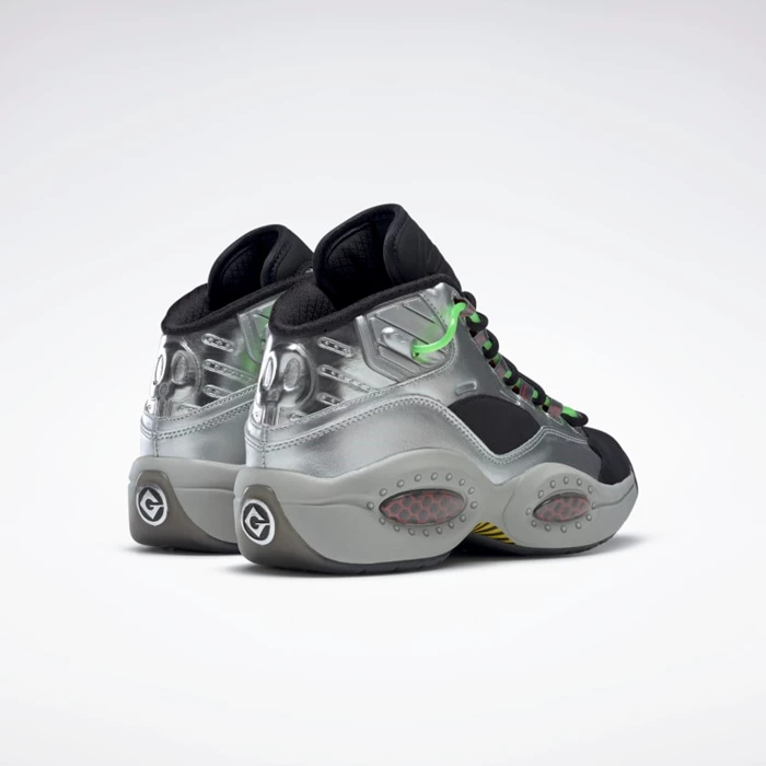 Basketbalove Tenisky Reebok Minion Question Stredne Panske Strieborne Červené | DPOASB928