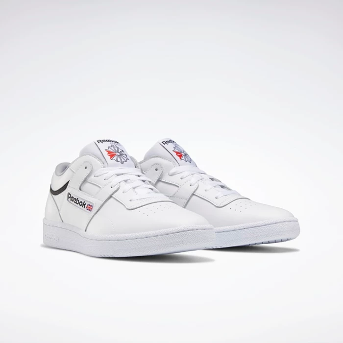 Botasky Reebok Club Workout Panske White/Grey/Black | MJHCXK794