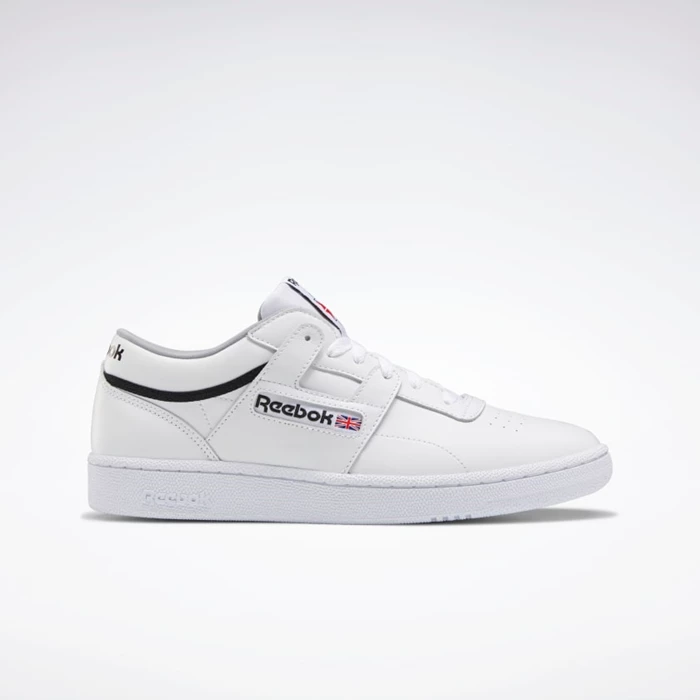 Botasky Reebok Club Workout Panske White/Grey/Black | MJHCXK794