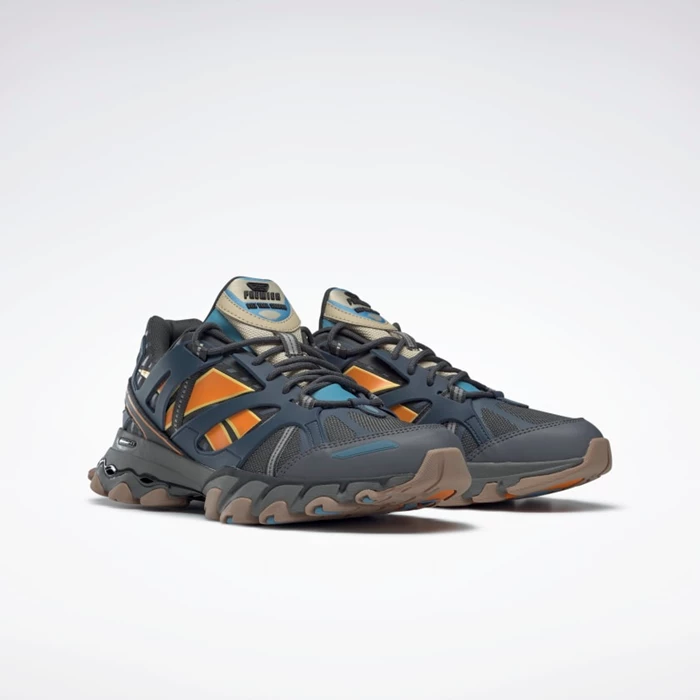 Botasky Reebok DMX Trailove Shadow Panske Grey/Indigo/Orange | AJZQPS769