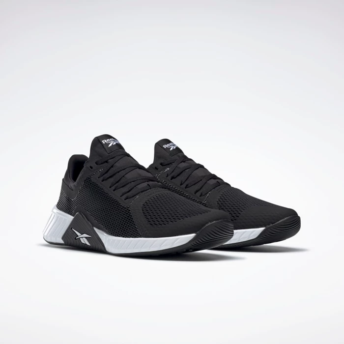 Botasky Reebok Flashfilm Trainer Panske Black/Black/White | TEQSFN130