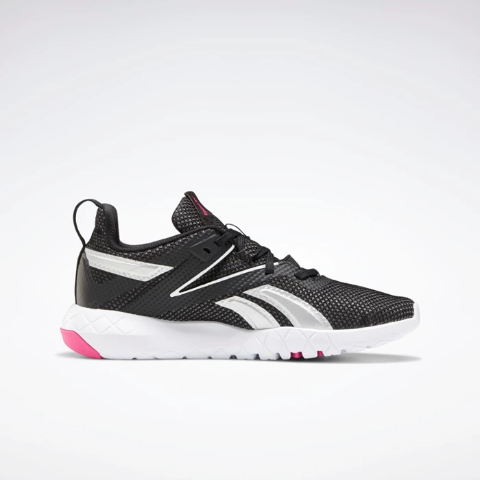 Botasky Reebok Mega Flexagon Damske Black/White/Pink | NKQPUZ869