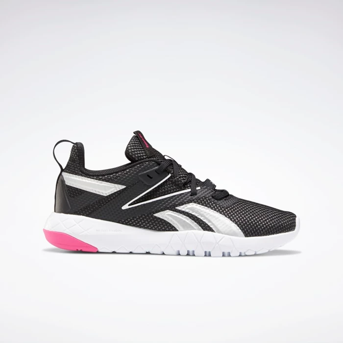 Botasky Reebok Mega Flexagon Damske Black/White/Pink | NKQPUZ869