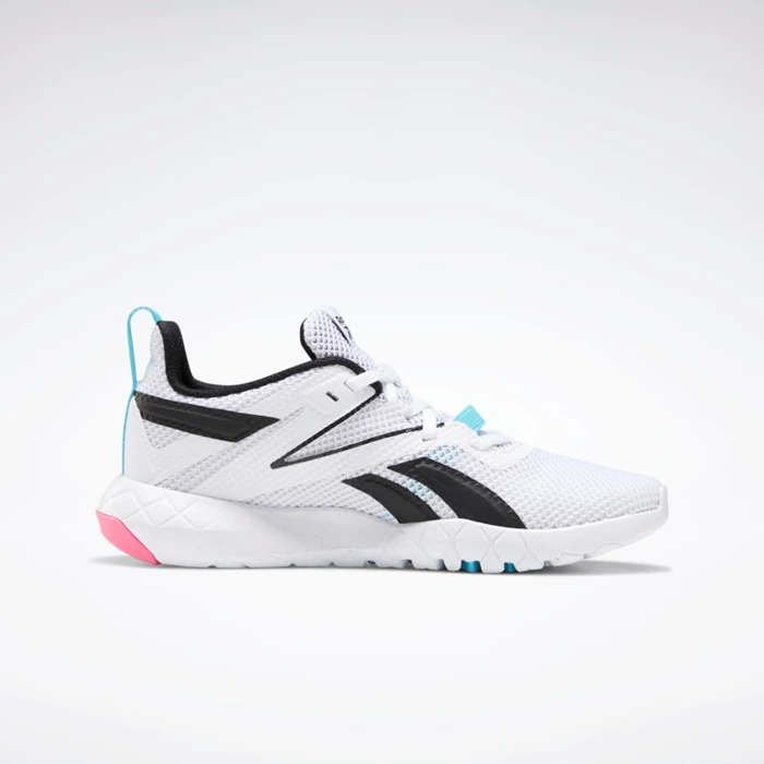 Botasky Reebok Mega Flexagon Damske White/Blue/Pink | NIHOKE832