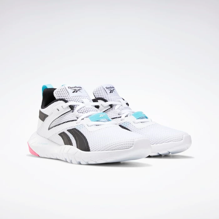 Botasky Reebok Mega Flexagon Damske White/Blue/Pink | NIHOKE832