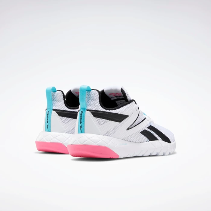 Botasky Reebok Mega Flexagon Damske White/Blue/Pink | NIHOKE832