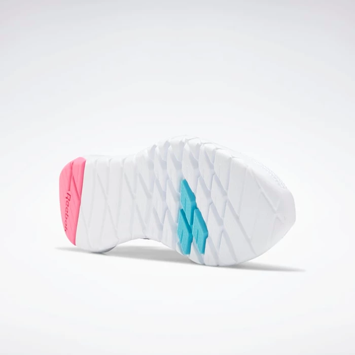 Botasky Reebok Mega Flexagon Damske White/Blue/Pink | NIHOKE832