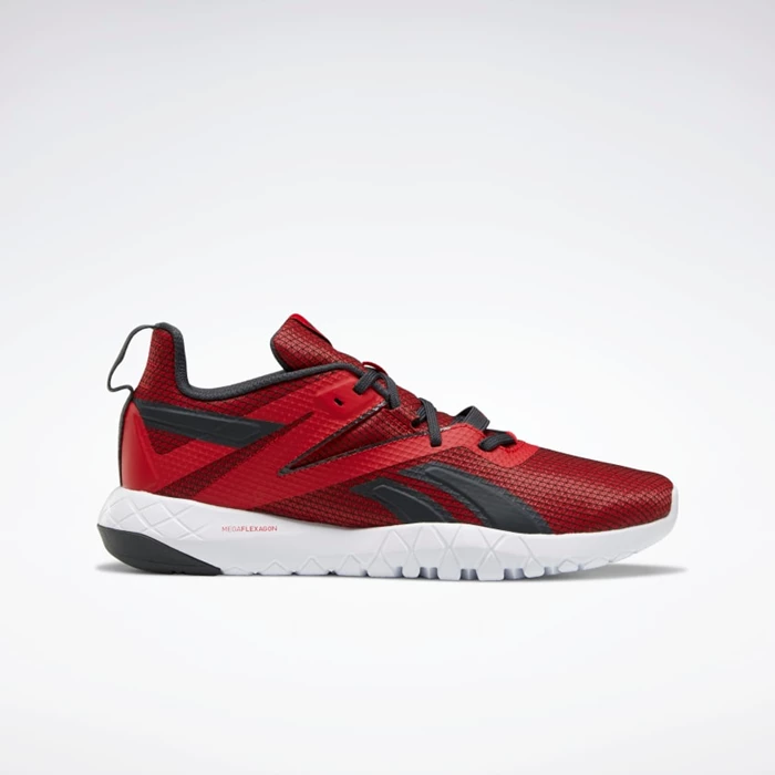 Botasky Reebok Mega Flexagon Panske Red/Grey/White | EOPISJ943