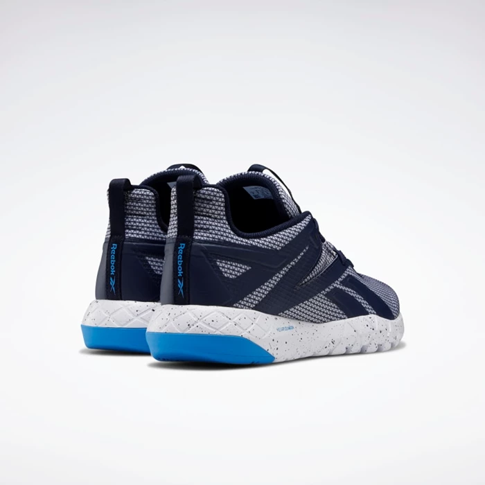 Botasky Reebok Mega Flexagon Panske White/Navy/Blue | IPRSDB985