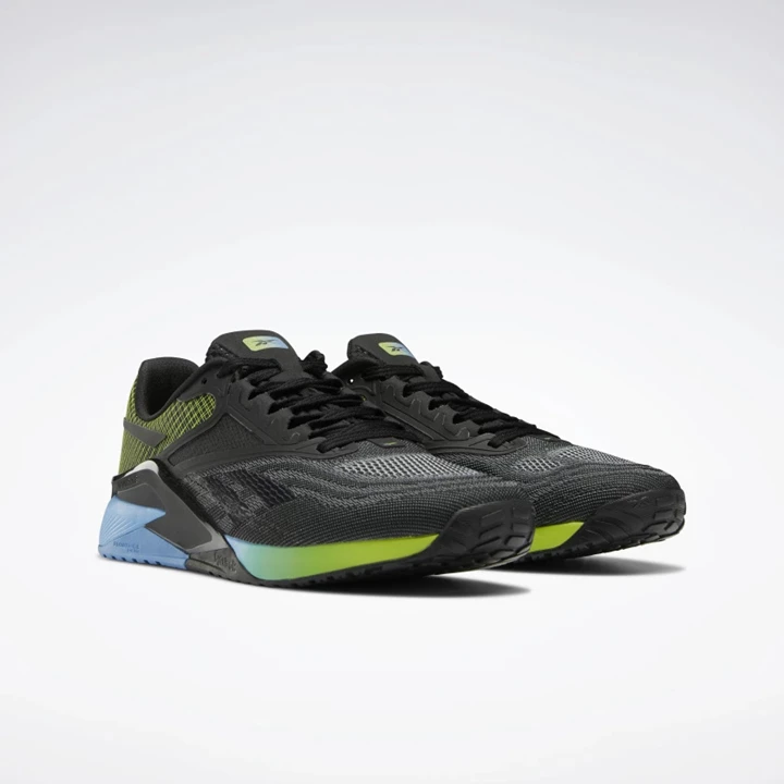 Botasky Reebok Nano X2 Panske Čierne Modre Žlté | NKQGJP986