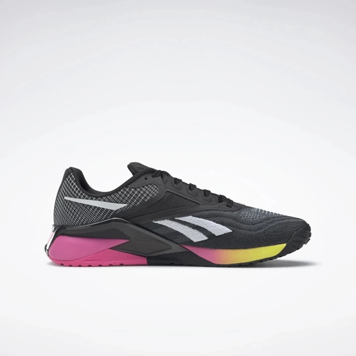 Botasky Reebok Nano X2 Panske Čierne Ruzove Žlté | QEYXTR209