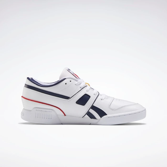 Botasky Reebok Pro Workout Lo Panske White/Navy/Red | AHZVTX436