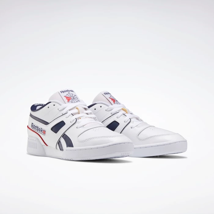 Botasky Reebok Pro Workout Lo Panske White/Navy/Red | AHZVTX436