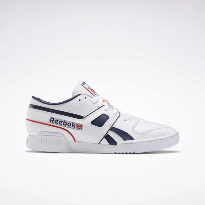 Botasky Reebok Pro Workout Lo Panske White/Navy/Red | AHZVTX436