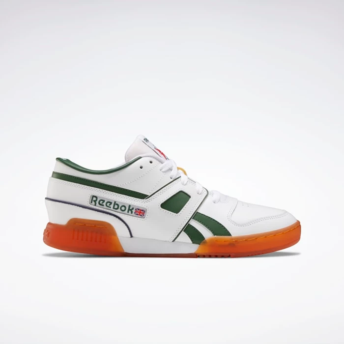 Botasky Reebok Pro Workout Lo Panske White/Green/Navy | AZUESN467