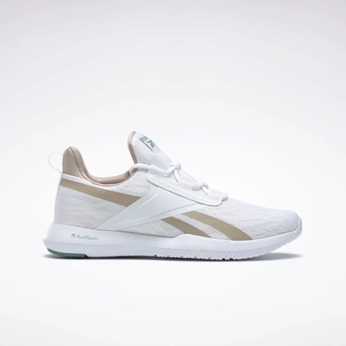 Botasky Reebok Reago Pulse 2.0 Damske White/Beige/Green | ULHZAJ904