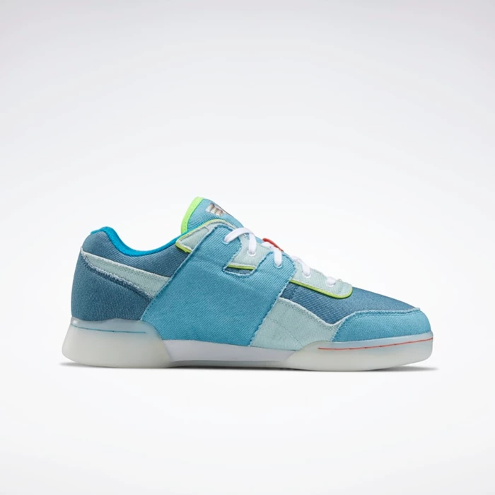 Botasky Reebok Workout Plus Panske White/Blue | FXEVDS893