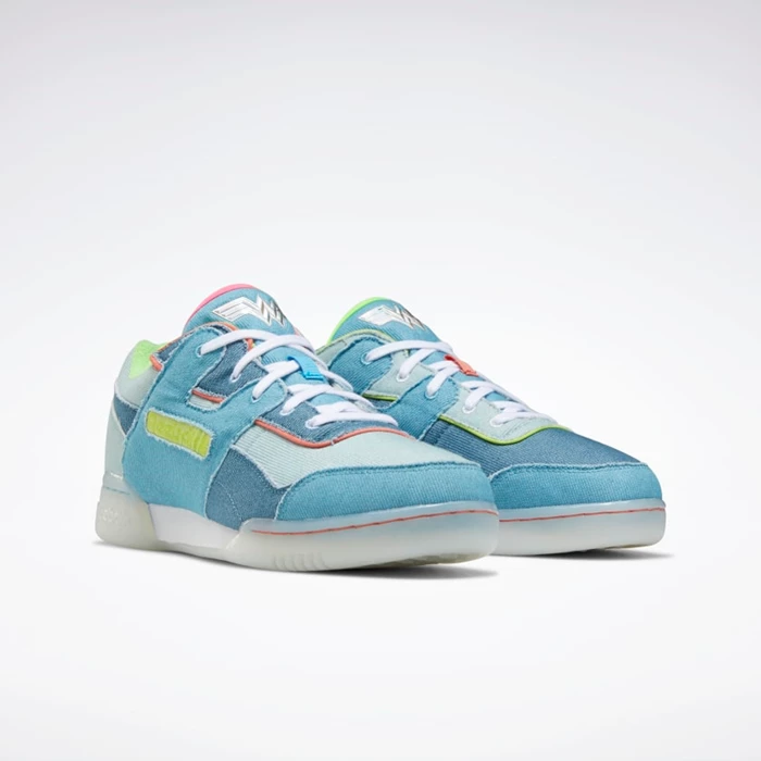 Botasky Reebok Workout Plus Panske White/Blue | FXEVDS893