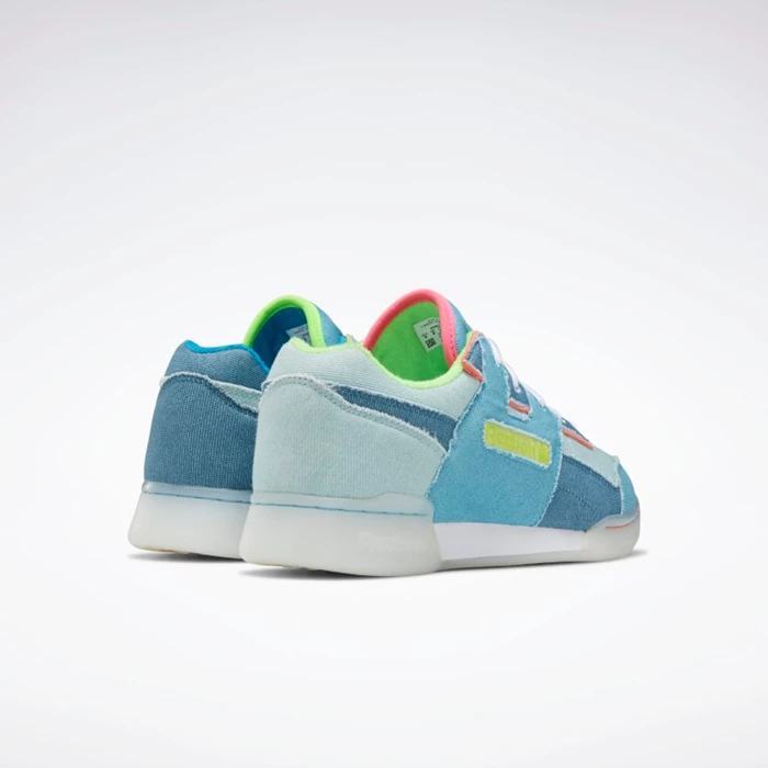 Botasky Reebok Workout Plus Panske White/Blue | FXEVDS893