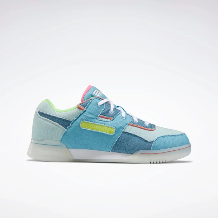 Botasky Reebok Workout Plus Panske White/Blue | FXEVDS893