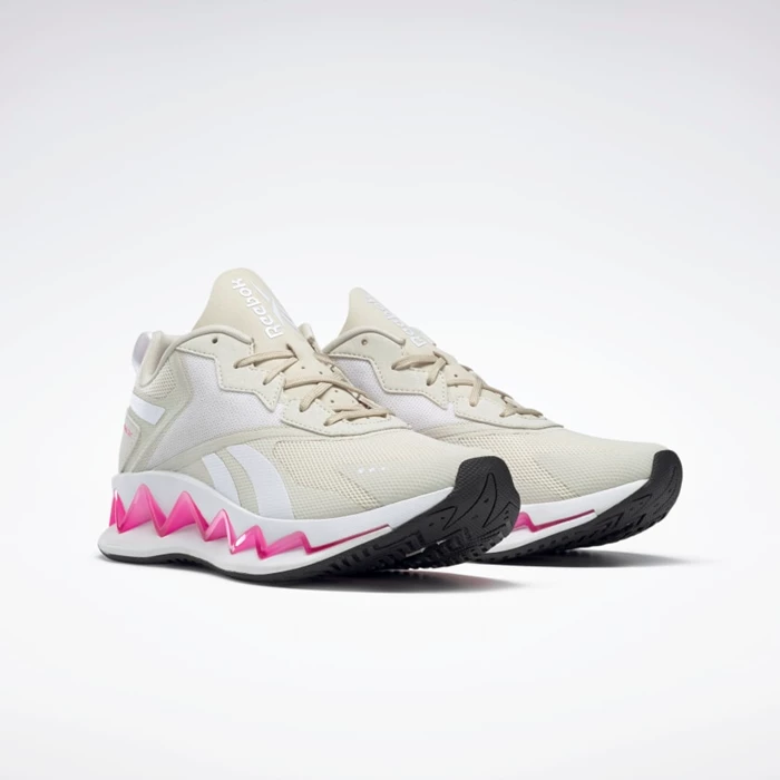 Botasky Reebok Zig Elusion Energy Damske White/Pink | ONPBYT203