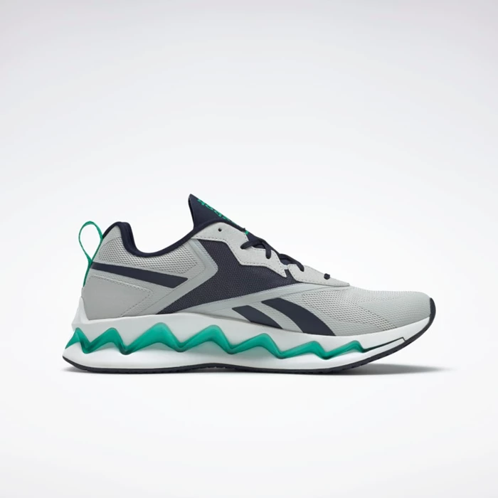 Botasky Reebok Zig Elusion Energy Panske Grey/Navy/Green | JBFWGX523