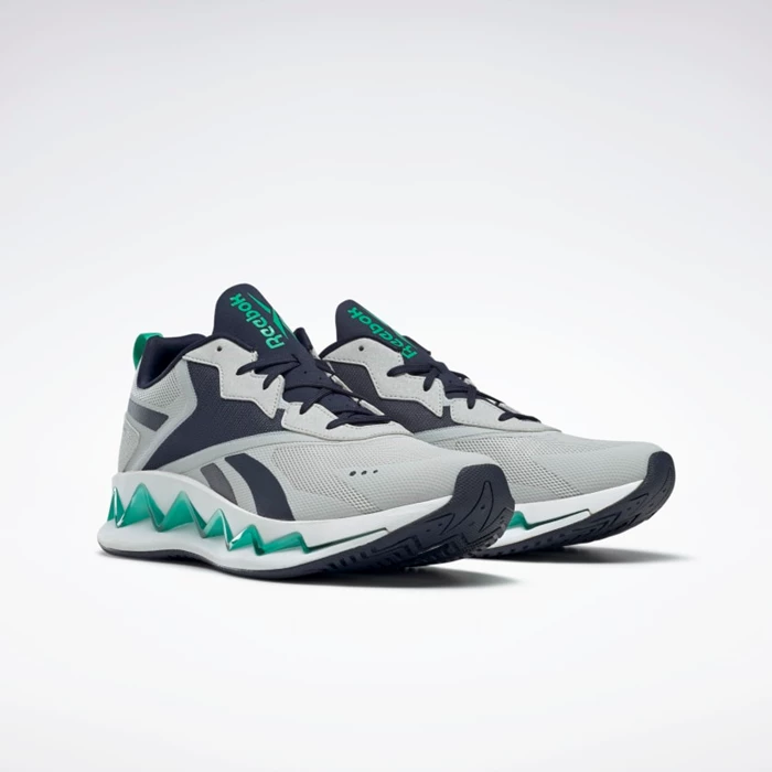 Botasky Reebok Zig Elusion Energy Panske Grey/Navy/Green | JBFWGX523