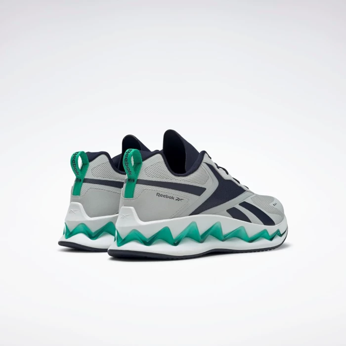 Botasky Reebok Zig Elusion Energy Panske Grey/Navy/Green | JBFWGX523