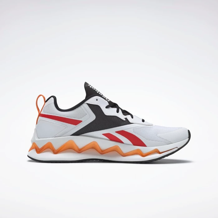 Botasky Reebok Zig Elusion Energy Panske White/Red/Orange | UKNICY024