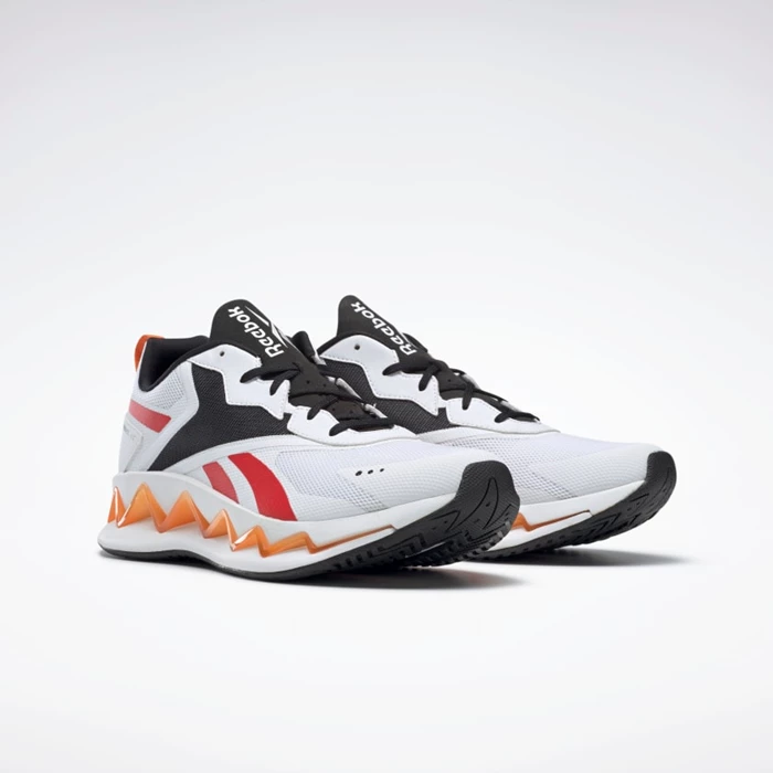 Botasky Reebok Zig Elusion Energy Panske White/Red/Orange | UKNICY024