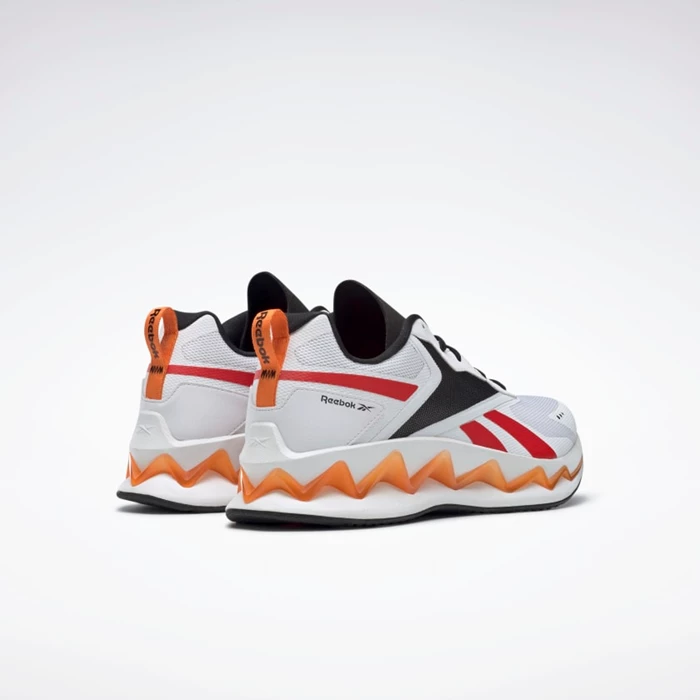 Botasky Reebok Zig Elusion Energy Panske White/Red/Orange | UKNICY024