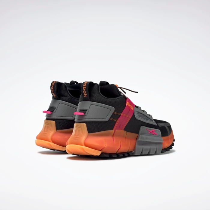 Botasky Reebok Zig Kinetica Edge Panske Black/Pink/Orange | SZRCIV950