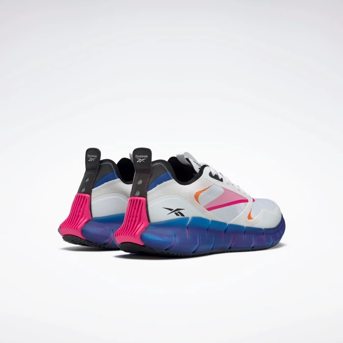 Botasky Reebok Zig Kinetica Horizon Damske White/Blue/Pink | EMKQPS978