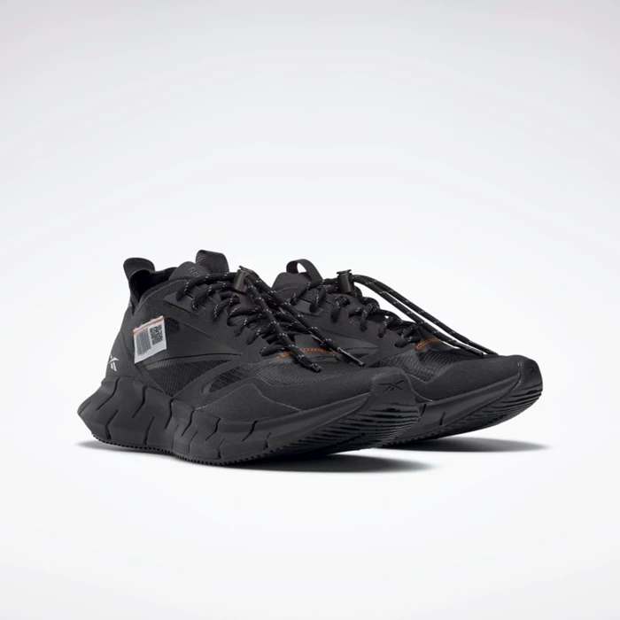 Botasky Reebok Zig Kinetica Horizon Damske Black/Grey/Orange | PDSGUO175