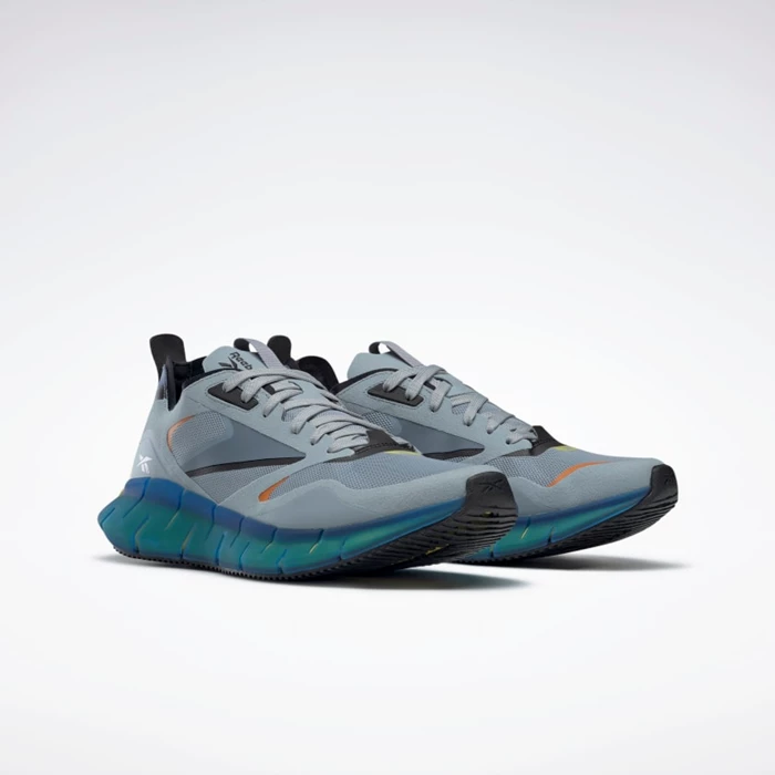 Botasky Reebok Zig Kinetica Horizon Panske Grey/Blue/Orange | VFGBWK235