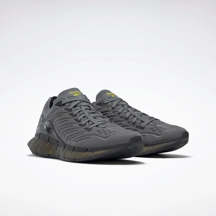 Botasky Reebok Zig Kinetica Panske Yellow/Grey/Grey | ZVDAXF427