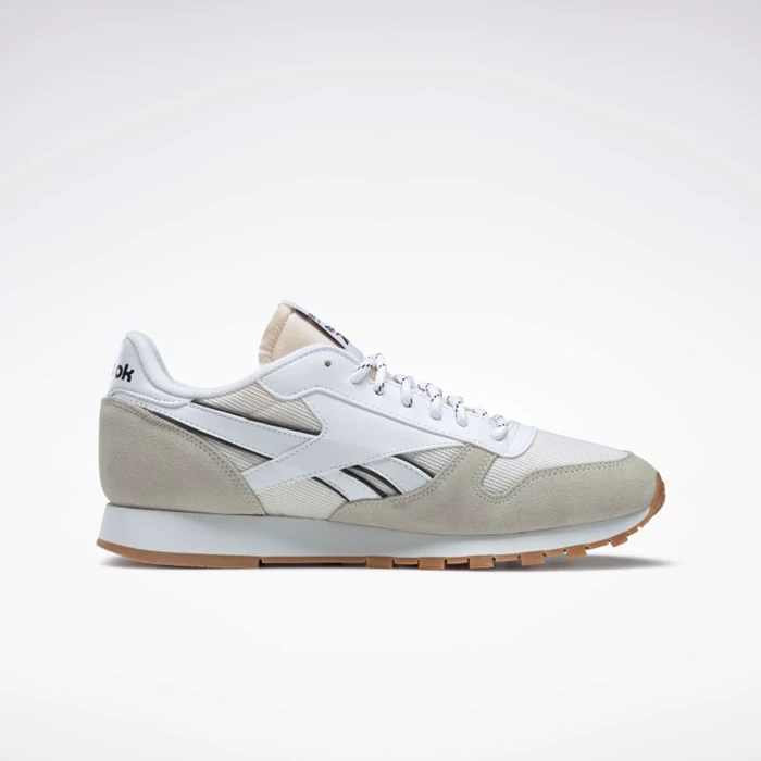 Classics Reebok 235th Barberstreet Classic Leather Panske White/Black | EZVPGT023