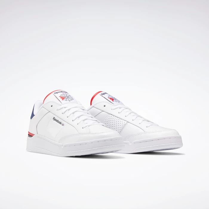 Classics Reebok Ad Court Damske White/Navy/Red | FVEGJB054