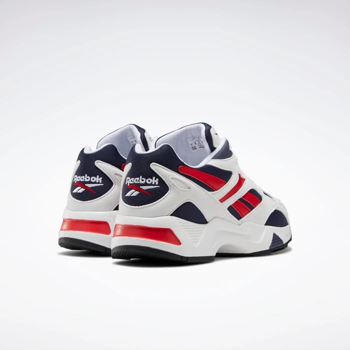 Classics Reebok Aztrek 96 Panske White/Navy/Red | WMITAS738