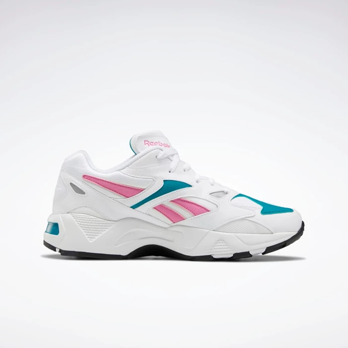 Classics Reebok Aztrek 96 Panske White/Pink/Turquoise | BMCVWU573