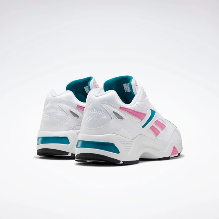 Classics Reebok Aztrek 96 Panske White/Pink/Turquoise | BMCVWU573