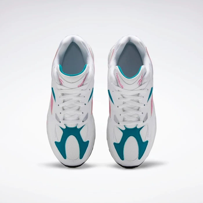 Classics Reebok Aztrek 96 Panske White/Pink/Turquoise | BMCVWU573