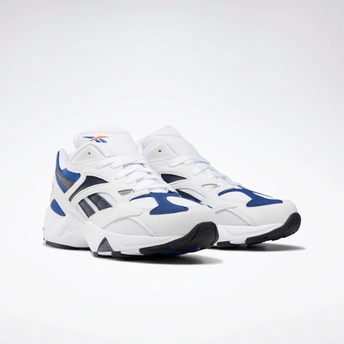 Classics Reebok Aztrek 96 Panske White/Royal/Orange | LJWYZD615