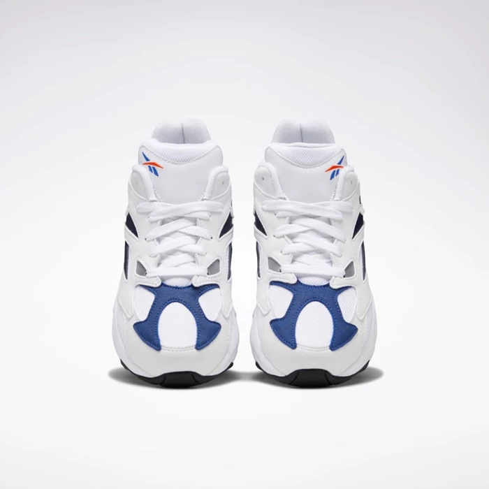 Classics Reebok Aztrek 96 Panske White/Royal/Orange | LJWYZD615