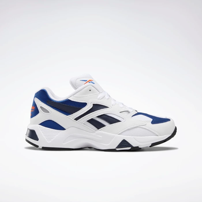 Classics Reebok Aztrek 96 Panske White/Royal/Orange | LJWYZD615