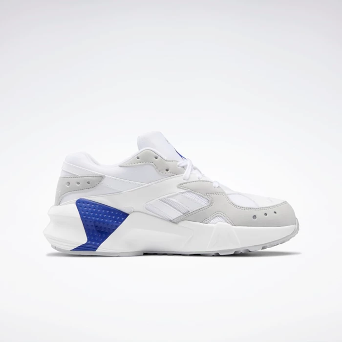 Classics Reebok Aztrek Double Panske White/Grey/Pink/Blue | GIYQHX485