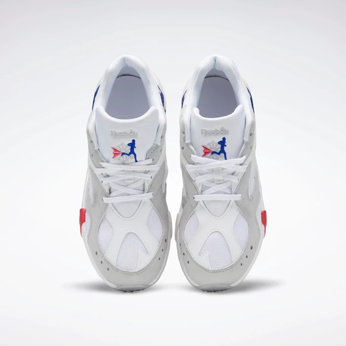 Classics Reebok Aztrek Double Panske White/Grey/Pink/Blue | GIYQHX485