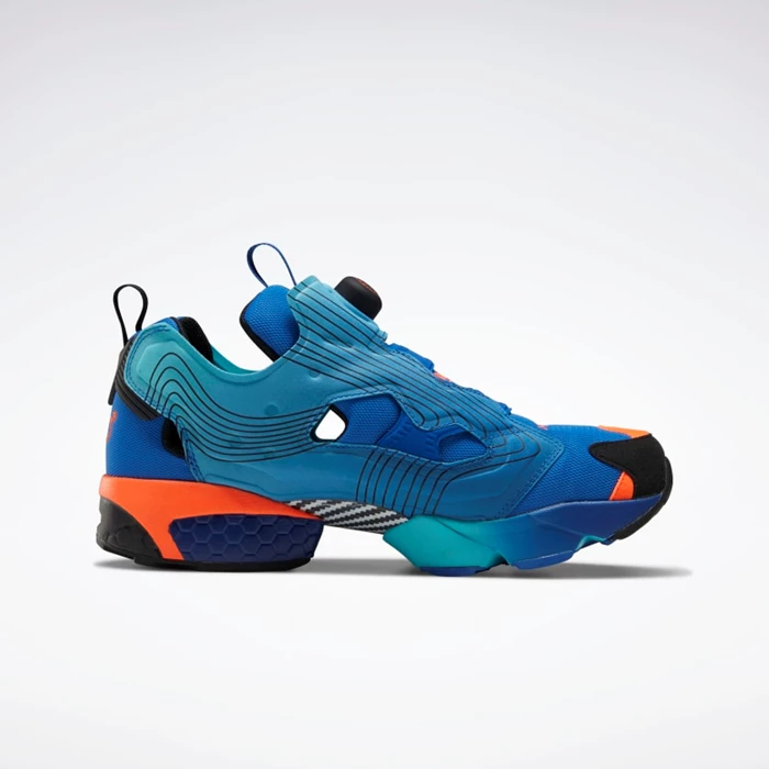 Classics Reebok Chromat Instapump Fury Panske Blue/Blue/Black | HEIAFT970